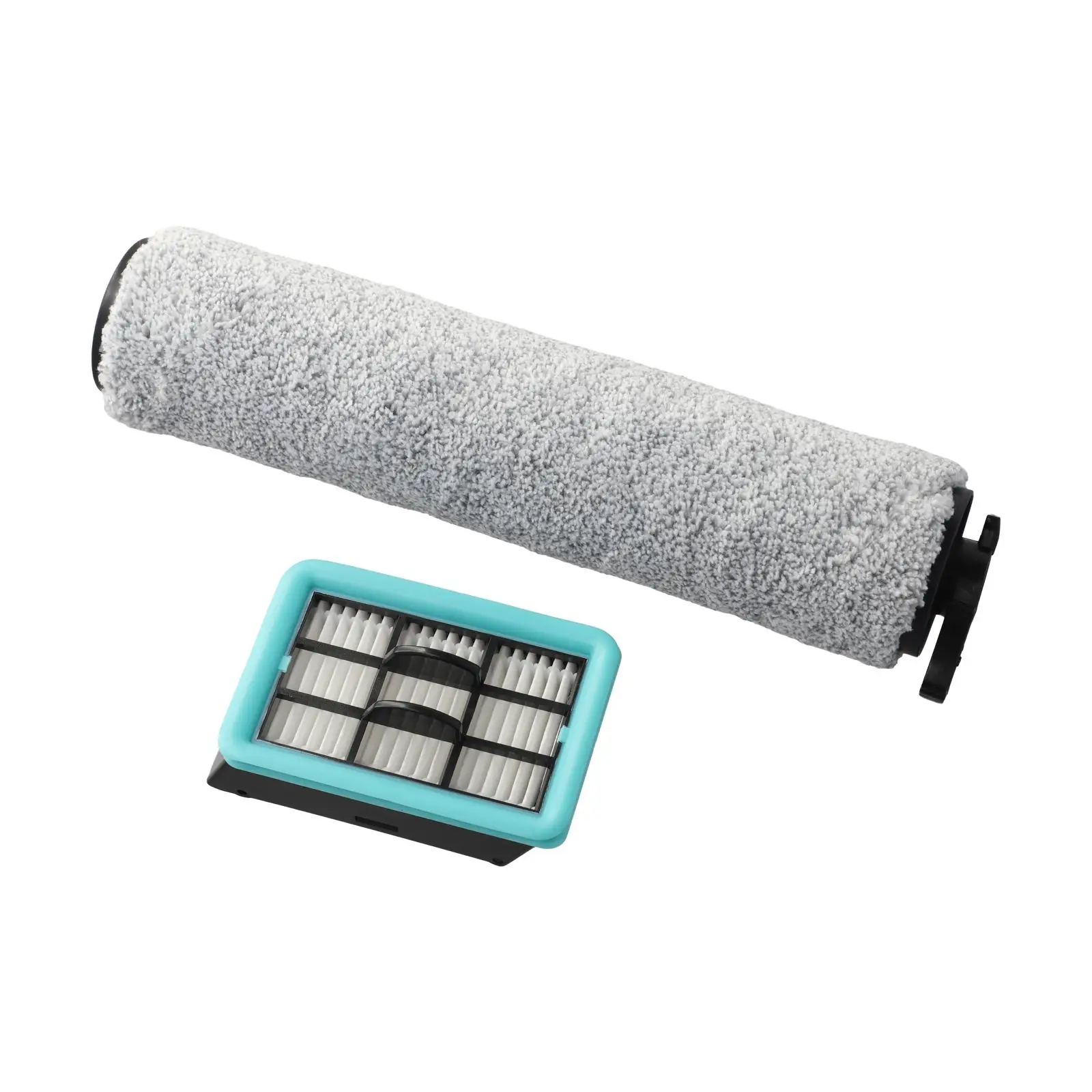 Replacement Roller Brush and Filter for Bissell For Crosswave HF2 3845N 3831 Floor Scrubber Supports Routine System Maintenance