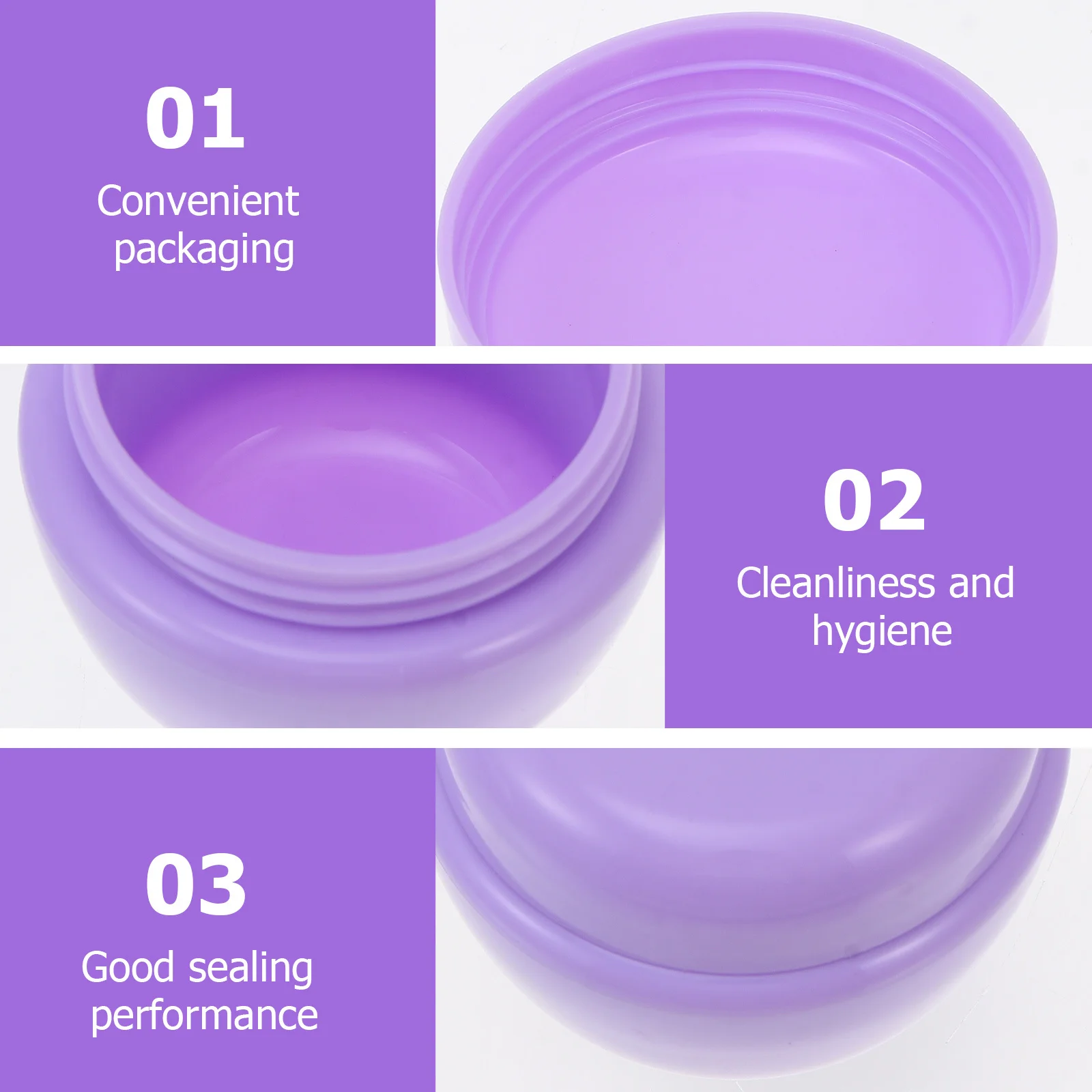 

12pcs 30G Containers Lotion Container Plastic Travel Pot Lightweight Refillable Jar For Face Cream Sunscreen Multi-Use
