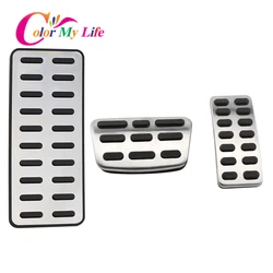 Stainless Steel Car Pedal Cover Pad for Hyundai Accent Solaris I20 2011-2016 Creta Ix25 for Kia K2 Rio Soul MT AT Car Styling