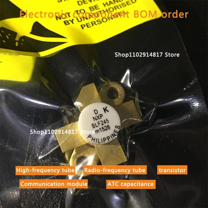 

New original BLF245 original power transistor high-frequency tube microwave tube RF tube power amplifier module ATC capacitor In