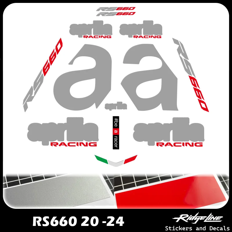 

For Aprilia RS660 2020 2021 2022 2023 2024 Stickers Motorcycle Accessories Fairing Stickers Full Vehicle Decal Kit