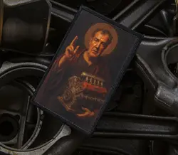 Parche táctico adhesivo Dios del motor de combustión interna