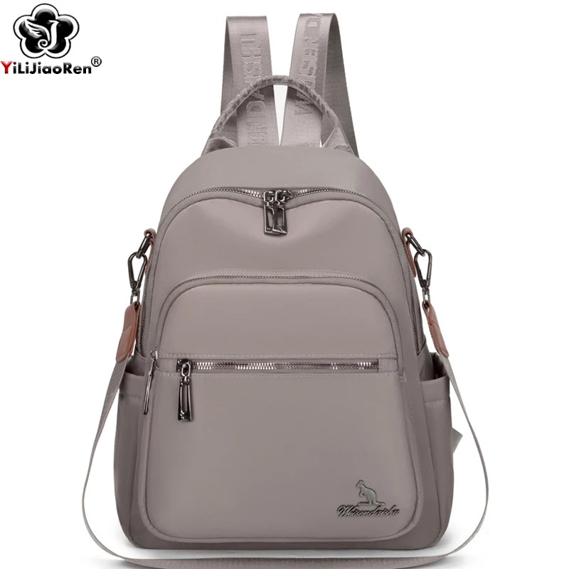

Fashion Backpack Women Waterproof Nylon Commuter Daypack Ladies Shoulder Bag Lightweight School Bag Girls Large Travel Rucksack