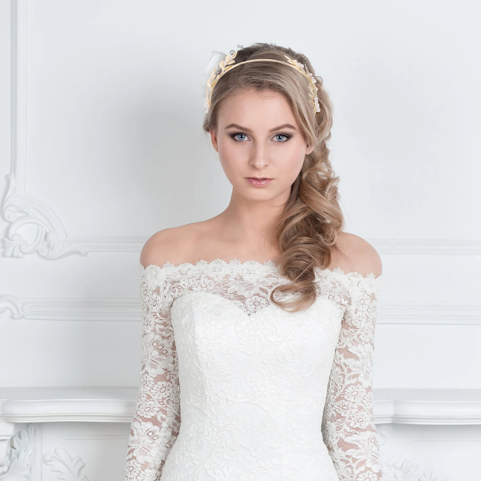 

Pearl Women Hair Accessories Leaf Metal Hair Hoops Party Headb s For Women Pearl Bridal Headb Woman Headdress Delicate Bridal