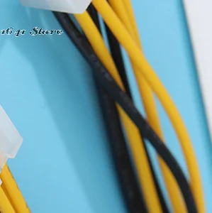 1Pc 4 Pin Male To 8 Pin Female 4Pin To 8Pin Lead To CPU Power Converter  Supplies ATX Compute Motherboard Adapter Cable
