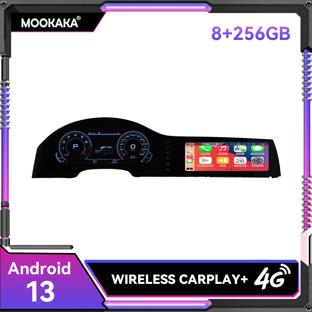 

10.25"+12.3" Dual Screen 8+128GB Android 13 For Audi Q7 2006 - 2015 Car GPS Navigation Auto Radio Stereo Multimedia CarPlay Unit