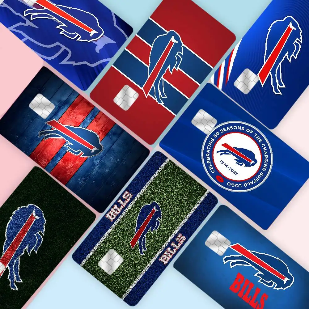 Cool B-BuffaloS-B-BillS Anime Front Cover Film Sticker Skin For Credit Debit Card Small Large Chip