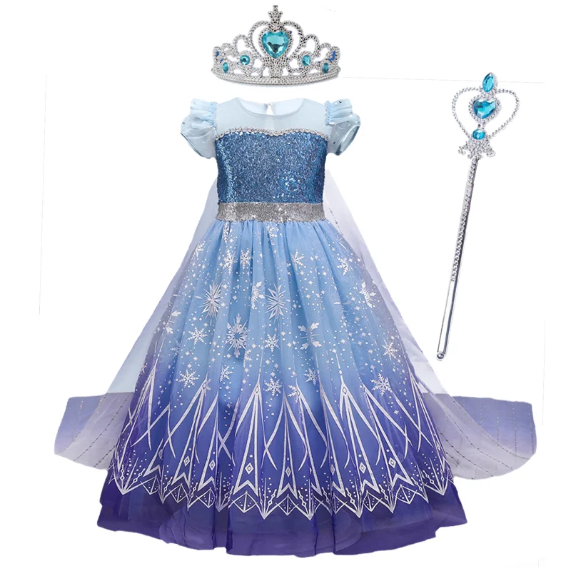 Girls Encanto Cosplay Princess Costume For Kids 4-10 Years Halloween Carnival Party Fancy Dress Up Children Disguise Clothing