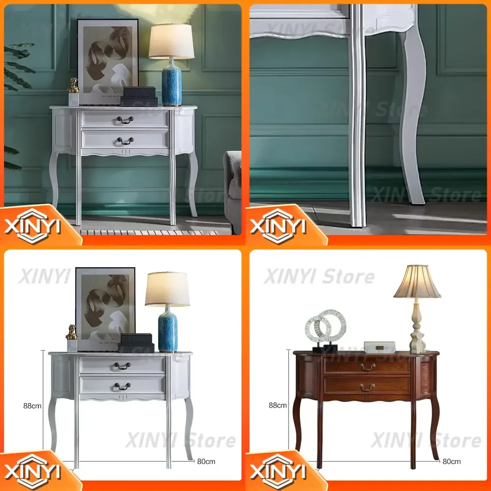 Modern Aesthetic Console Table for Living Room Bedroom Hallway Entryway Storage Minimalist Design Trendy Home Furniture