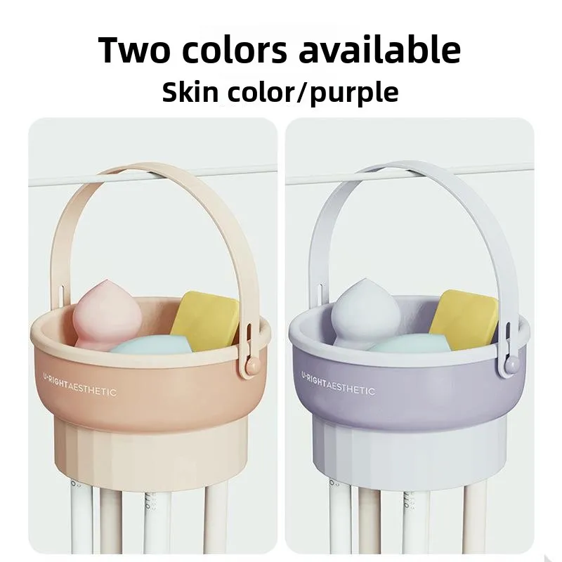 ซิลิโคนแปรงแต่งหน้าแปรงแต่งหน้าแป้งพัฟความงามไข่Drying Rackแปรงฟองน้ําแห้งทําความสะอาดผู้ถือเครื่องมือ