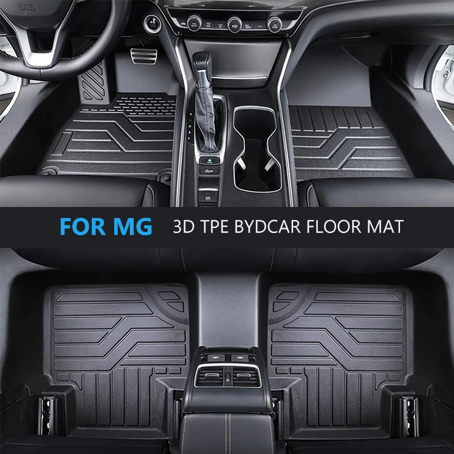 

Premium 3D TPE Custom Car Floor Mats For MG ONE MG3 5 6 7 HS EZS ZS MG4 EV Cyberster ES5 Anti-Skid Backing All-Weather Carpet