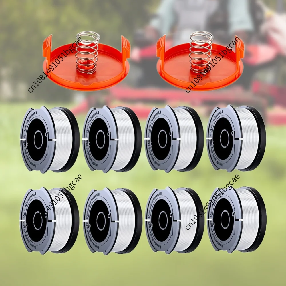 6/8pcs Grass Trimmer Spool 9.14m Length Trimmer Spool Line AF-100-3ZP Diameter 1.65mm for Black/Decker Grass Trimmer Accessory
