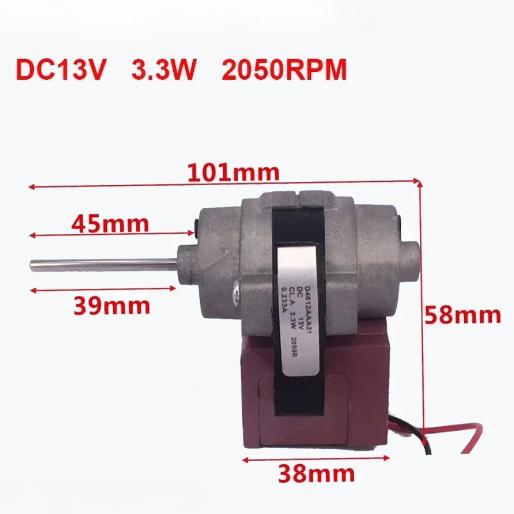 New For Siemens Two-Door Refrigerator DC Cooling Fan Motor D4612AAA21 DC13V 3.3W 2050RPM Fridge Radiator Freezer Parts