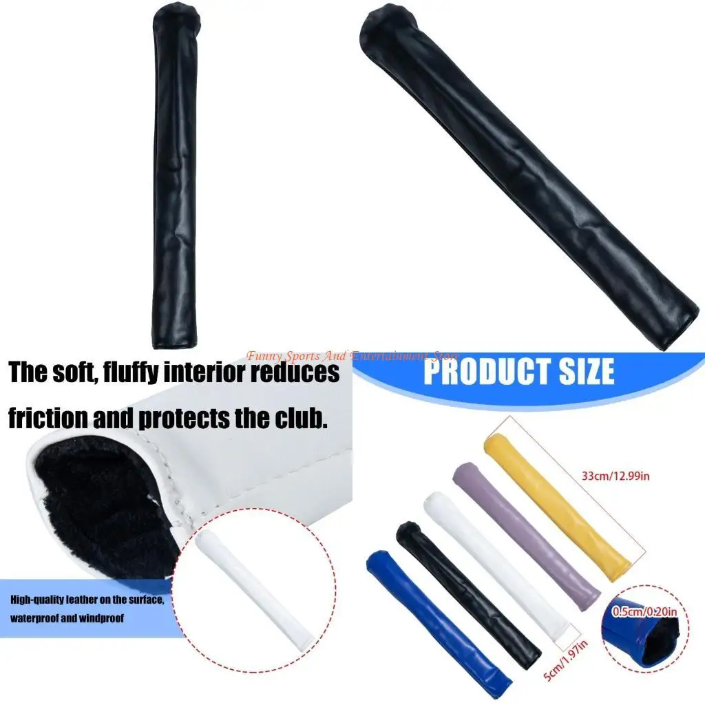 

C4DE Golf Alignment Cover Case Holder PU Leather Golf Club Protector Headcover