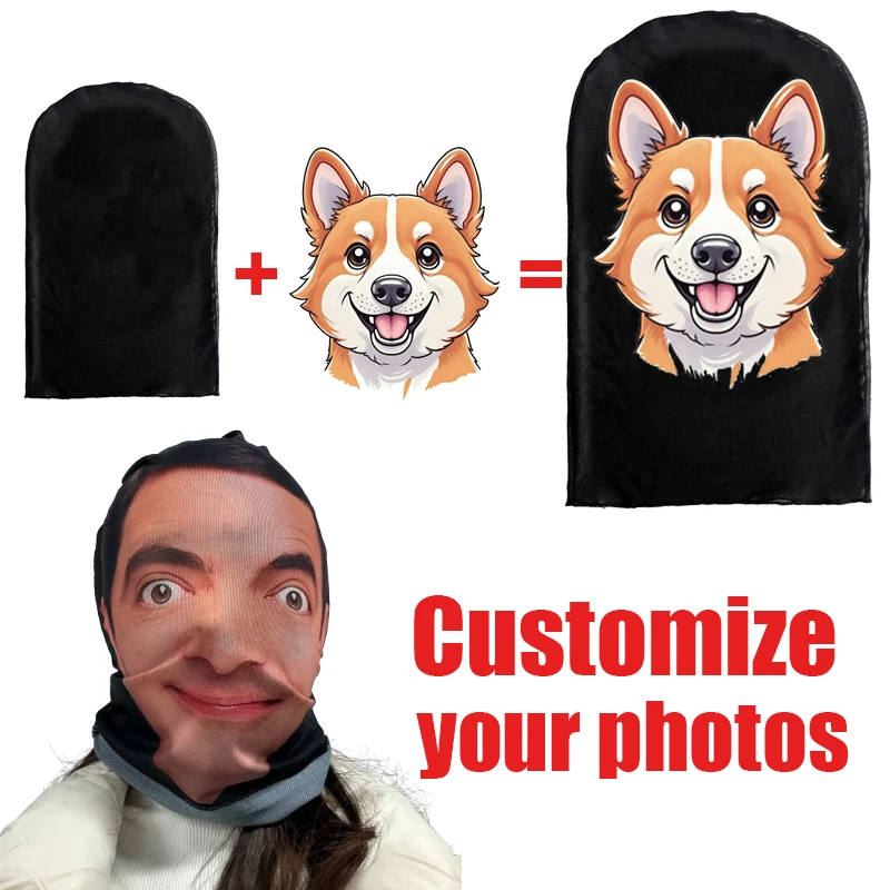 3D-gedruckte, individuelle Maske, elastisches Netz, Vollgesichtsmaske für Männer und Frauen, entwerfen Sie Ihr Gesicht, Cosplay-Requisiten, Partyzubehör