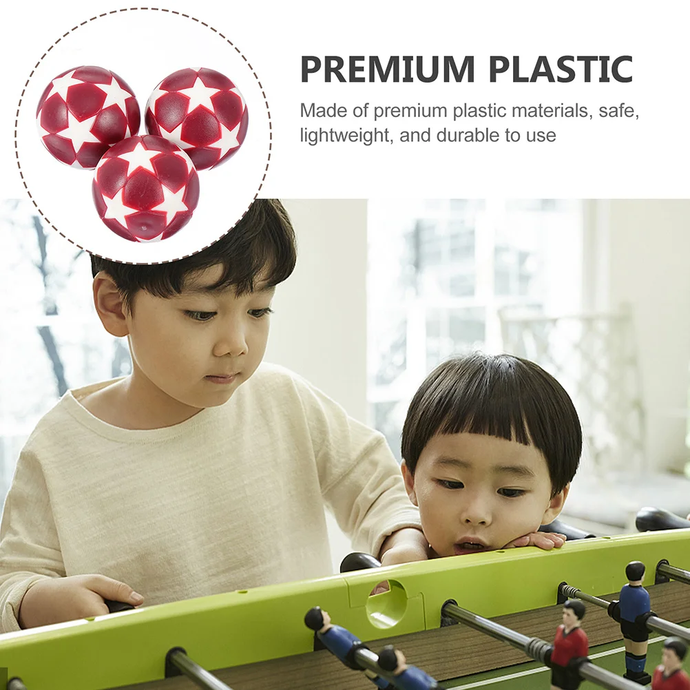 

12Pcs Table Soccer Balls Foosball Machine Accessories Lightweight Durable Creative Design Suitable for Most Standard Games