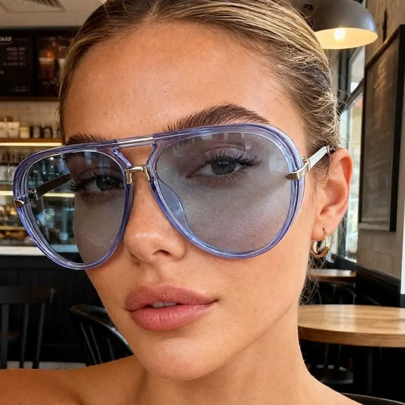 Fashion Protective Glasses, Sunglasses, Multifunctional Large Frame Glasses, Outdoor Fishing Sunglasses, UV Resistant Glasses