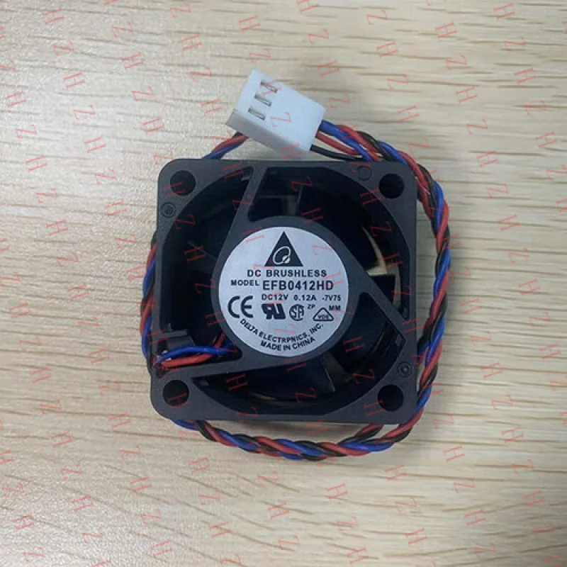 P+ 1PCS New for Delta BRUSHLESS EFB0412HD Mute Cooling Fan 4020 DC12V 0.12A 4CM 3Pin