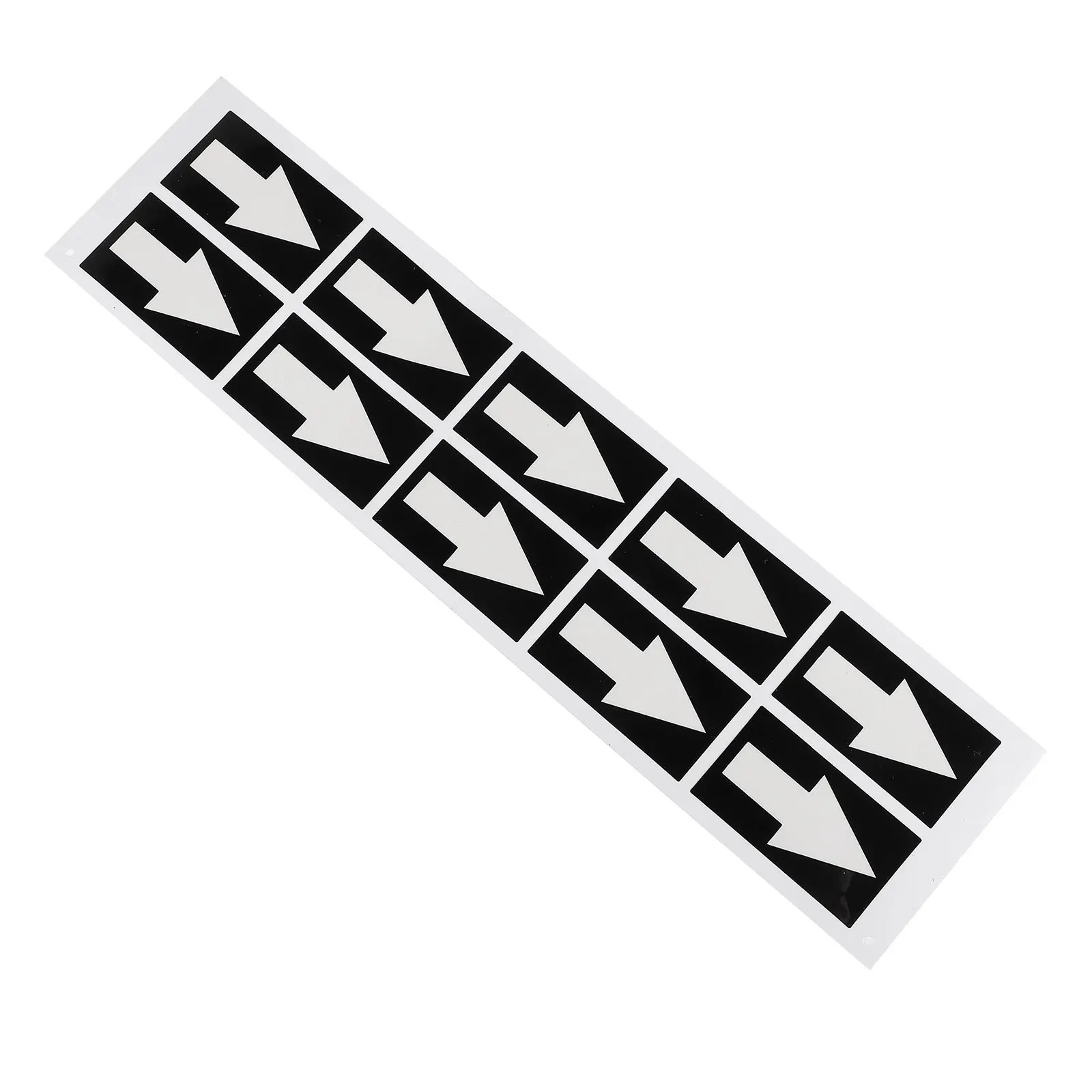 10Pcs Arrow Direction Indicator Sticker Strong Adhesion Waterproof Warning Decal for Community Center School Office Gym