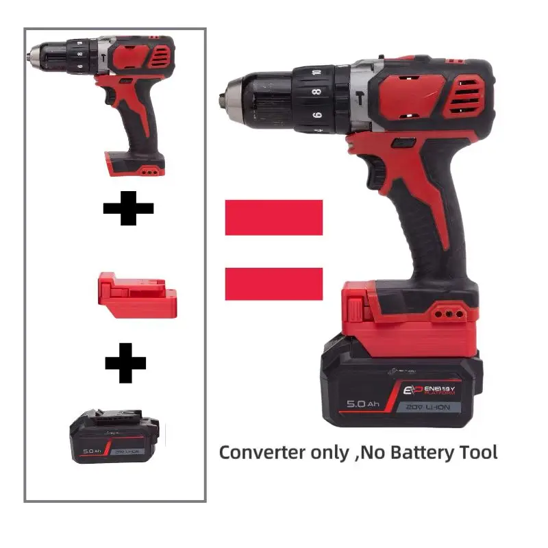 Battery Adapter for Skil 20v  Lithium Adapter Converter compatible To Milwaukee Tools Converter(Not include tools and battery)