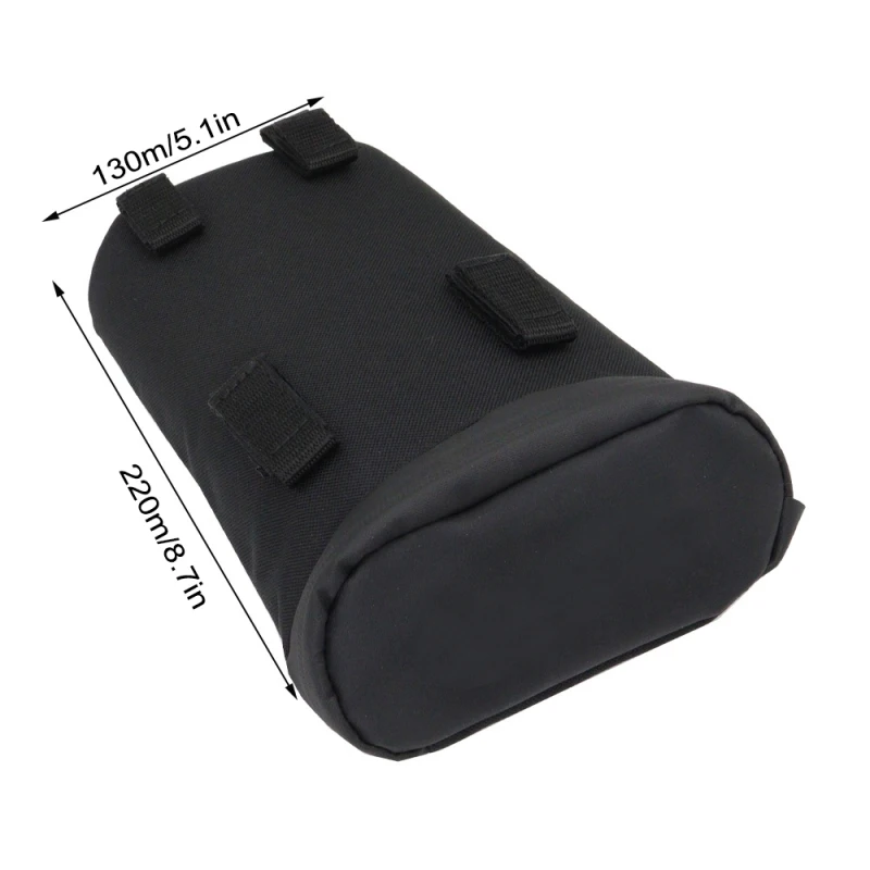 Motorcycle Tail Bag Rear Rack Luggage Tool Bag for MultistradaV4 S Rally PikesPeak Motorcycle Tail Bag Cordura Fabric Black