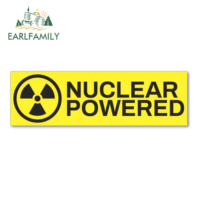 

EARLFAMILY 13см X 4.3см Желтые наклейки для электромобилей, простые граффити-декали, наклейки для кондиционера, декор для ноутбука, защита дверей автомобиля