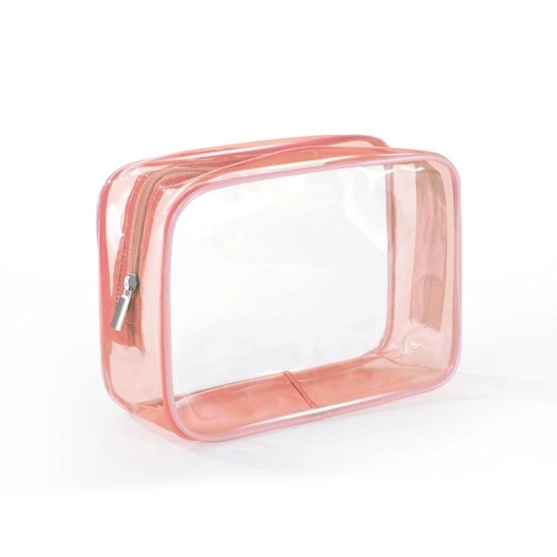 

G5AE Transparent Cosmetic Bag PVC Women Zipper Clear Makeup Bags Travel Storage Bag