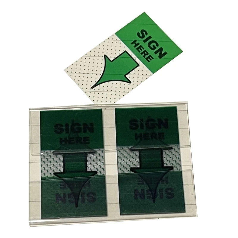 250Pcs Sign Here Tabs for School Annotating Books, Easy to Post Sign Here Tabs