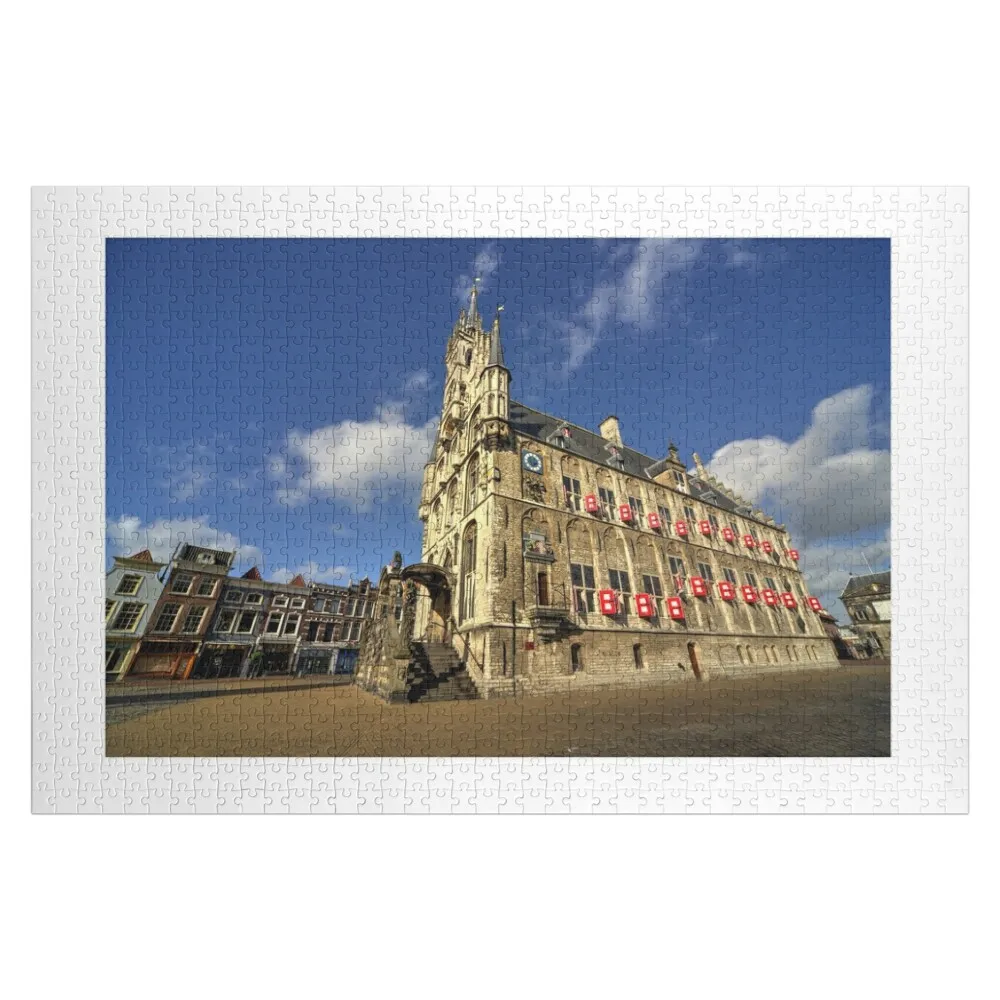 

Stadhuis Gouda Jigsaw Puzzle Wooden Boxes Woods For Adults Puzzle