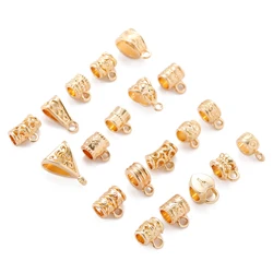 20-40pcs KC gold color Zinc Alloy Bead DIY big hole metal connector Beads Fits Charm Bracelets Necklaces Pendants making R224