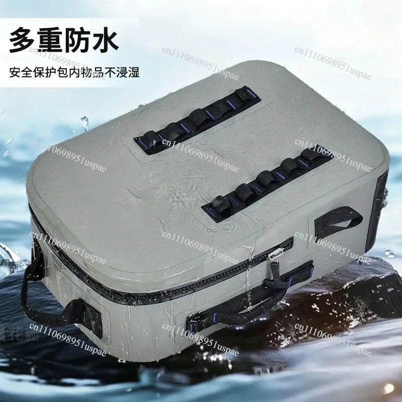 Sports, outdoor cycling, camping, waterproof backpack, camping, large capacity, airtight zipper, TPU waterproof backpack