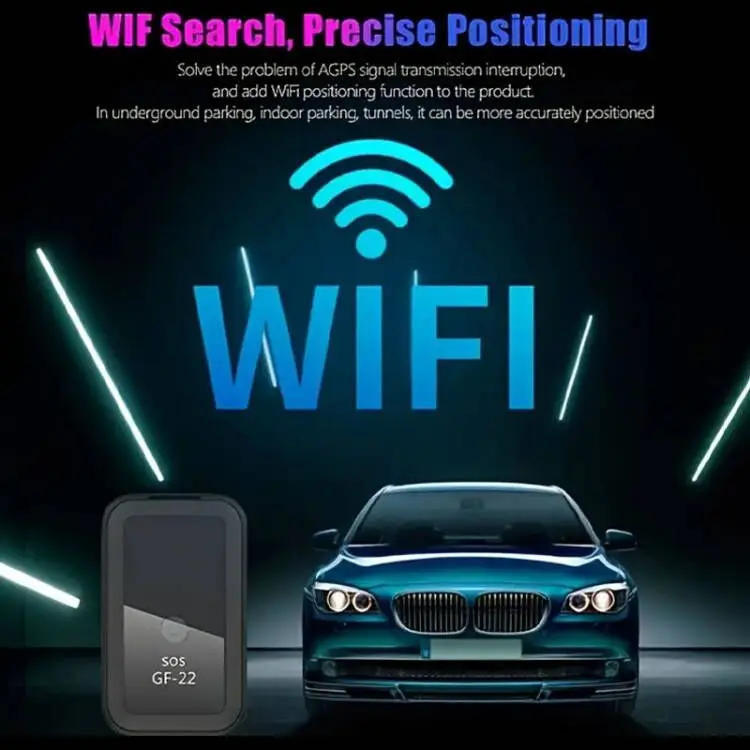 GF22 Mini GPS Tracker Real-time GPS Tracking Device Magnetic Vehicle Locator Portable GPS Locator Anti-theft Alarm Position APP
