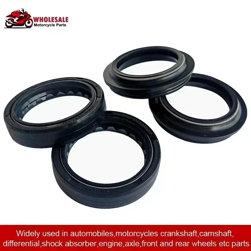 2pc/4/8pc 43x54x11 43 54 11 Front Shock Fork Damper Shaft Oil Seal Dust Cover For YAMAHA YZ125 YZ 125 L/N YZ490 YZ 490 1984-1988