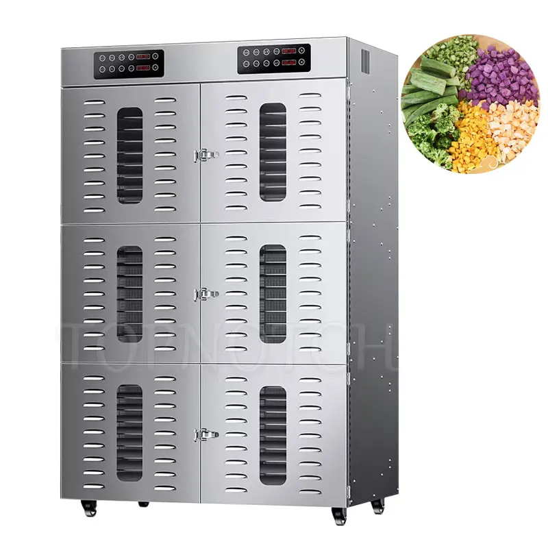 Stainless Steel Material Fish High Capacity Vegetables Dehydrator 60 Layers Of Drying Fruit Vegetable Dryer