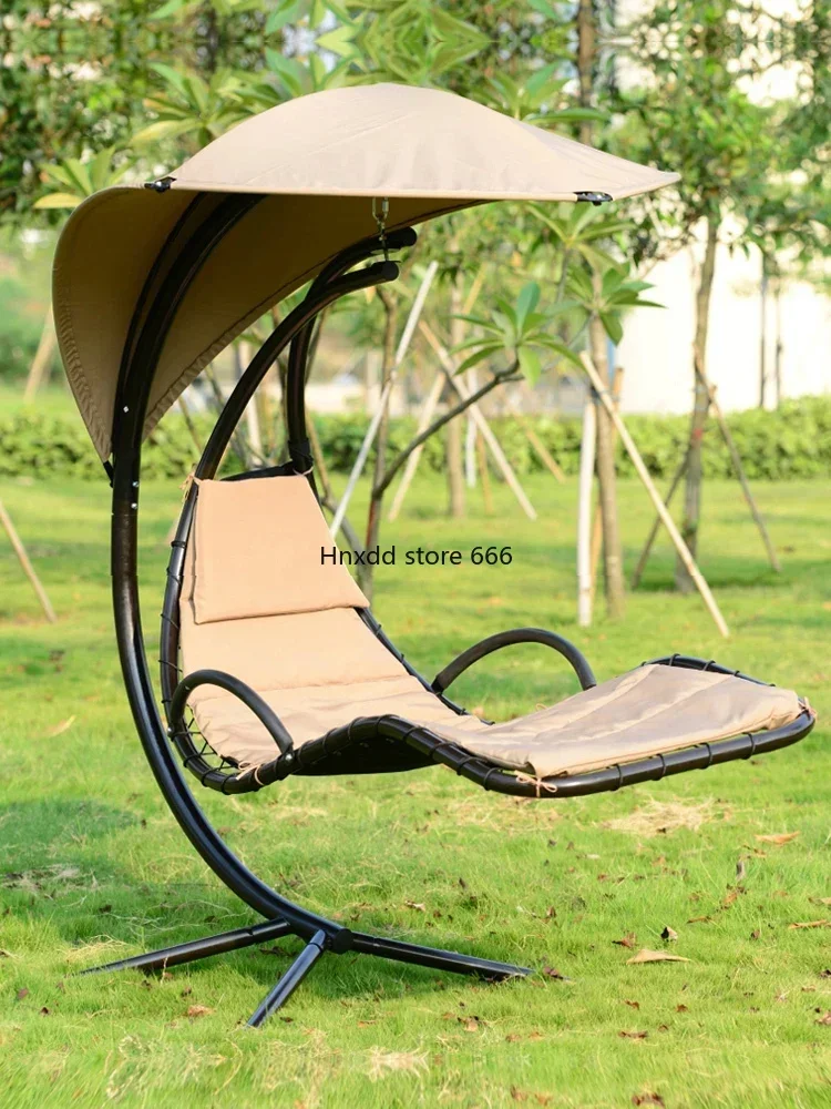 Outdoor swing hammock Lying patio wrought iron hammock