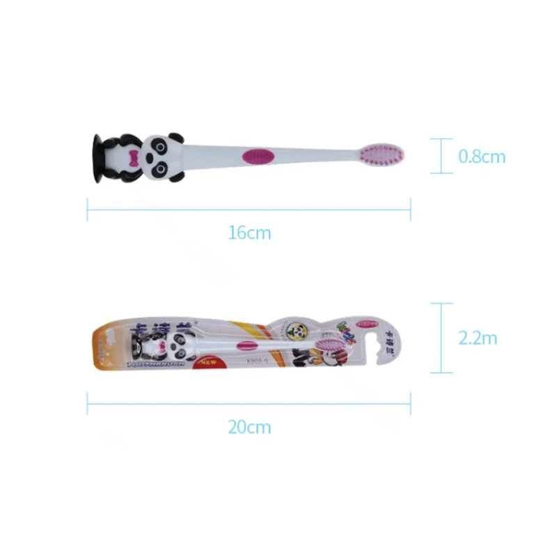 1 Pc Cartoon Panda Newborn Soft Bristle Toothbrush Baby Kid Training Toothbrush Teeth Health Care for 3-12Y Children Accessories