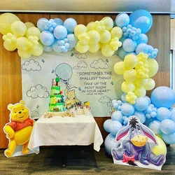 126 sztuk Disney Kubuś Puchatek Girlanda balonowa Zestaw łuku Macaron Balon Baby Shower Urodziny Wesele Materiały imprezowe Zabawki dla dzieci