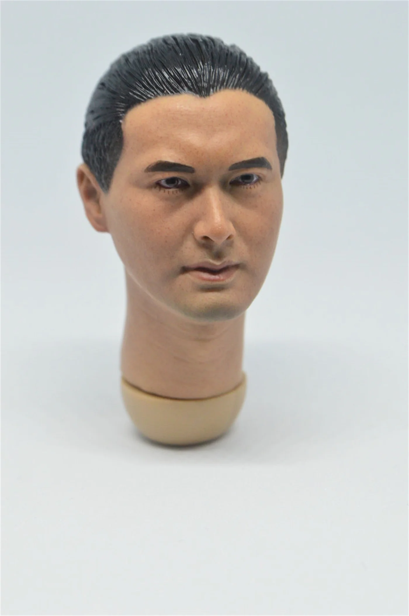 

1/6 Chow Yun Fat Male Head Sculpt singer Actor Man Head Carving Model Fit 12'' Soldier Action Figure Body Toys