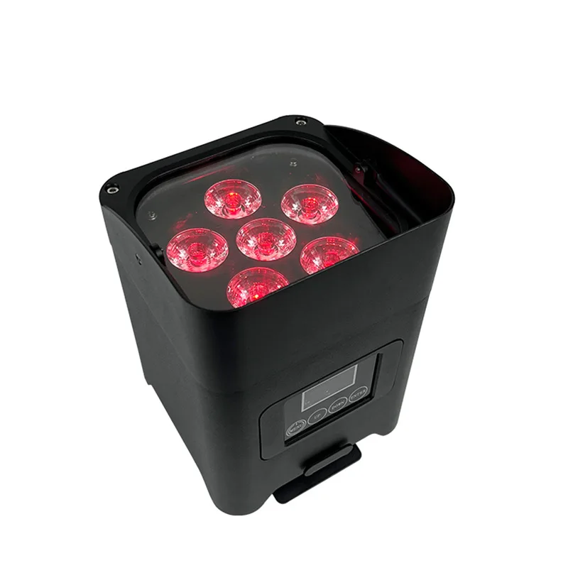 

Уличный водонепроницаемый светодиодный прожектор с батареей, 6x RGBWA светодиодов, 95 Вт, беспроводной, для сцены, мероприятий, инженерных работ и установок