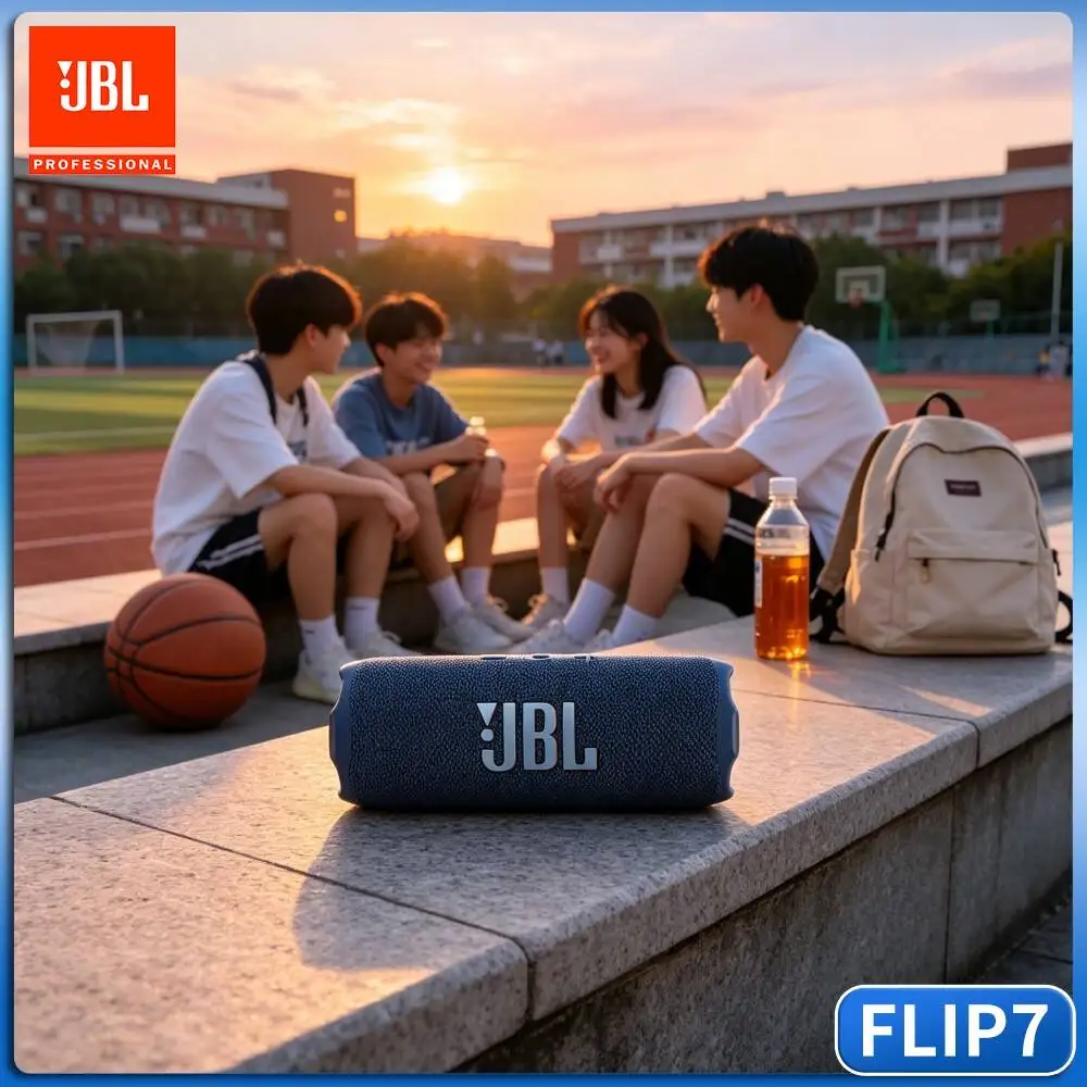 Bankside Thicket Resonant Bass JBL FLIP7 Bluetooth Audio RGB IP67 Waterproof Handsfree Stereo TF Card Type C Lake Sound Device