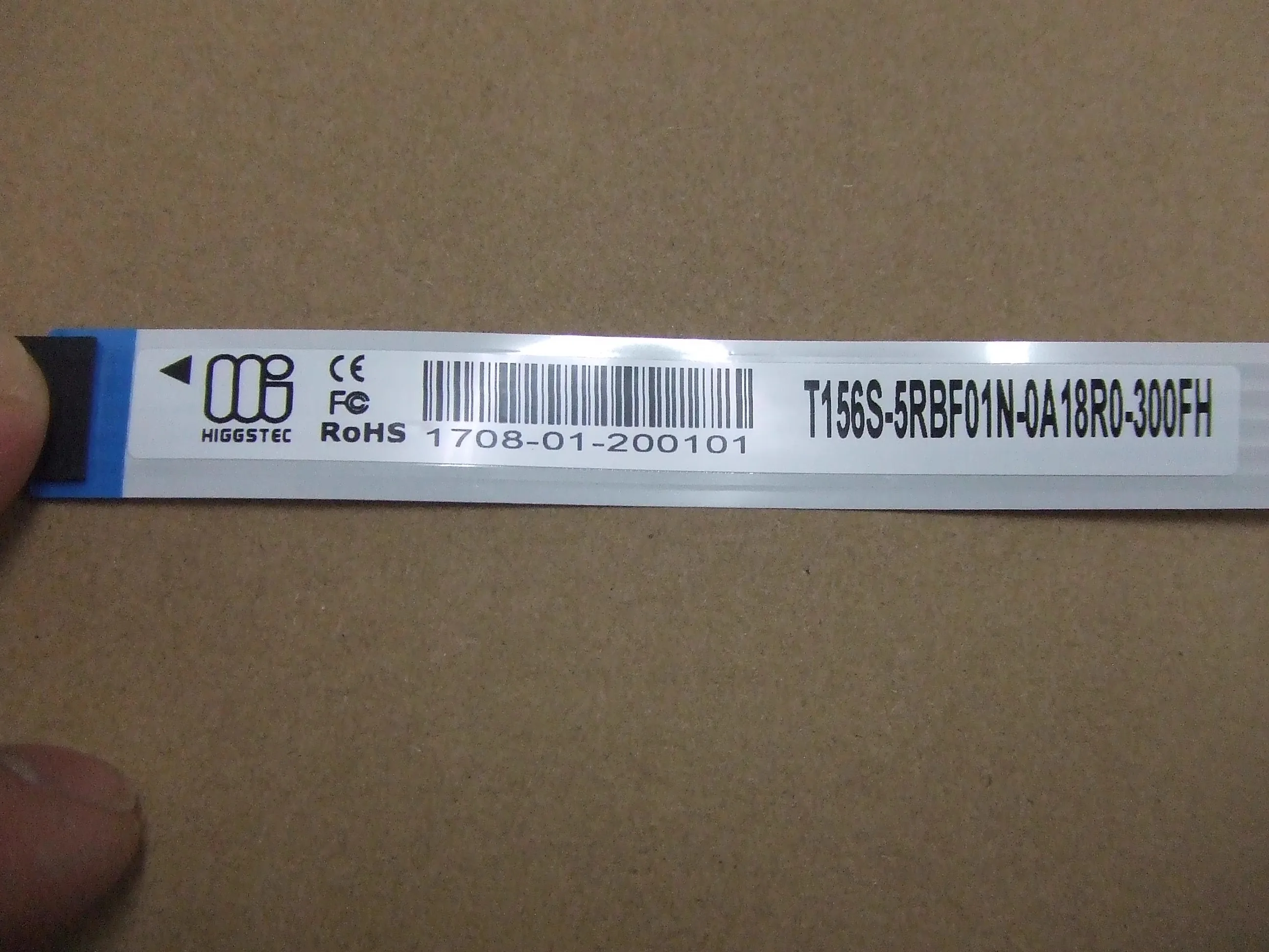 15.6 inch T156S-5RBF01N-0A18R0-300FH For DIY Electronic Projects