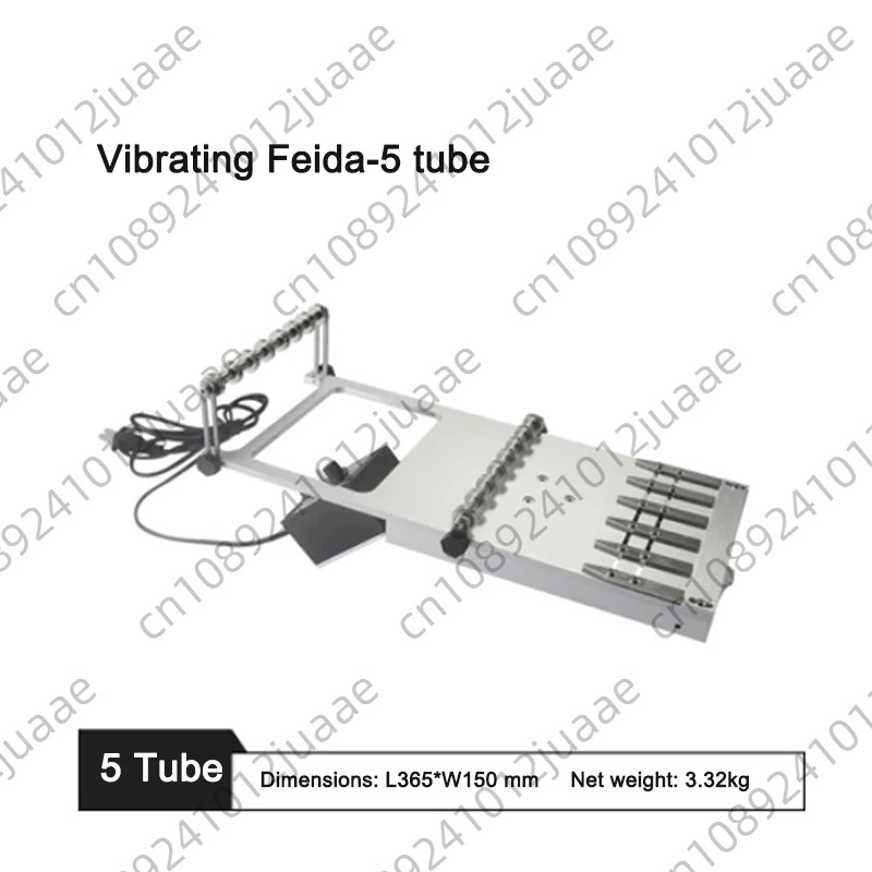 5 Tube Vibration Feeder Tubular SMT Placement Machine Width 150MM Adjustable Amplitude For Different Specifications Of Materials