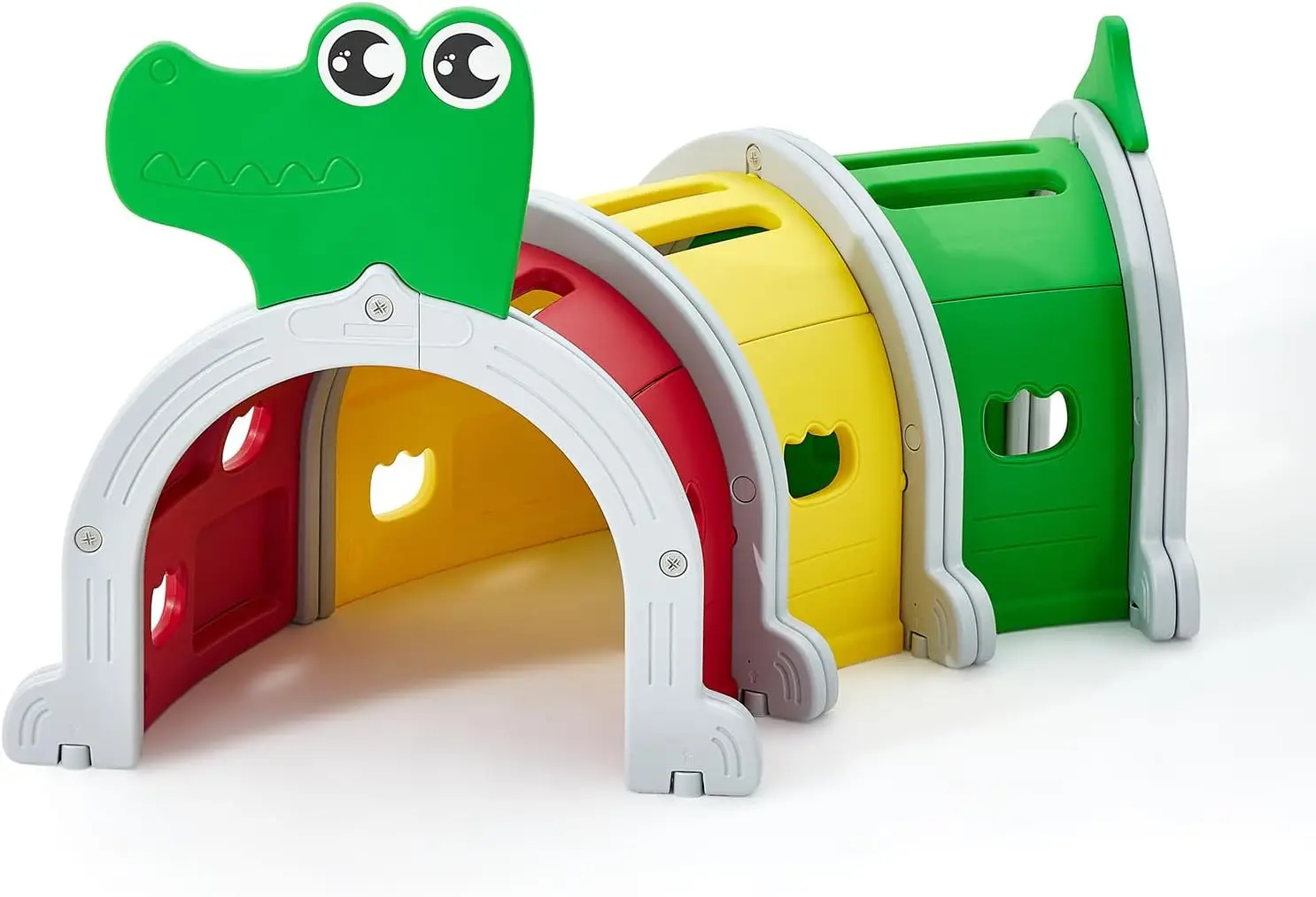 

Climbing Tunnel for Kids,Multicolor Play Tunnel Tent Toy for Baby or Pet, Outdoor Indoor Climb and Crawl Through, Play Equipment