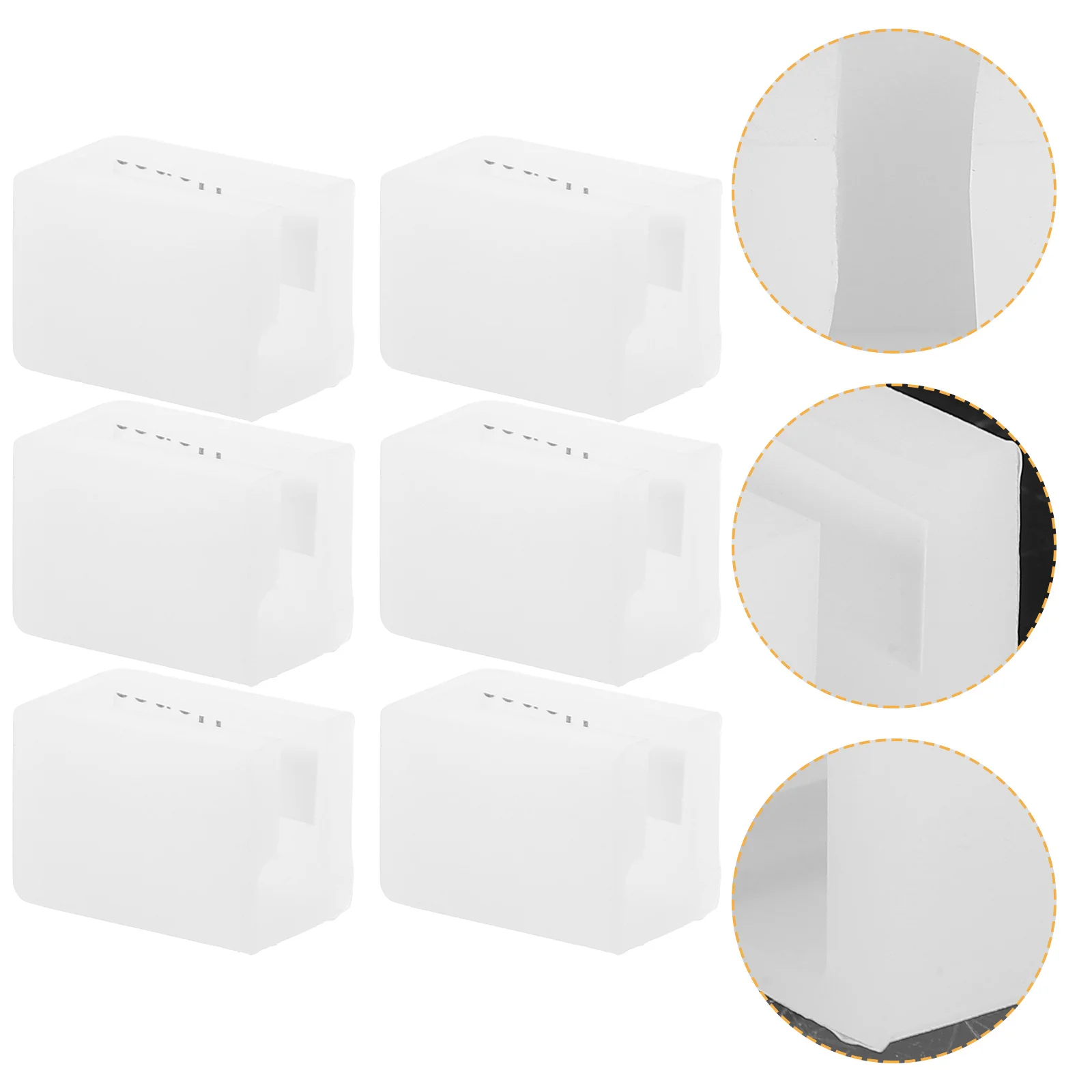 

6 шт., защитные уголки для детей, силиконовые защитные уголки для стола для безопасности мебели, защитные чехлы для кромок с защитой от детей