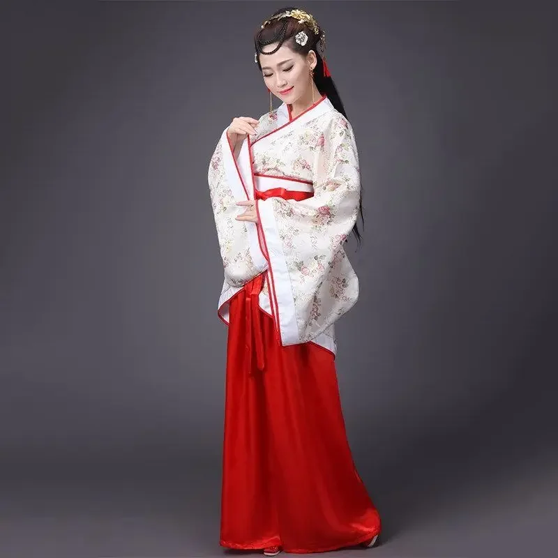 

Hanfu Children Chinese Costume Kids Flower Girl Dresses Traditonal Stage Wear Women Dance Costume Adult Fairy Dress