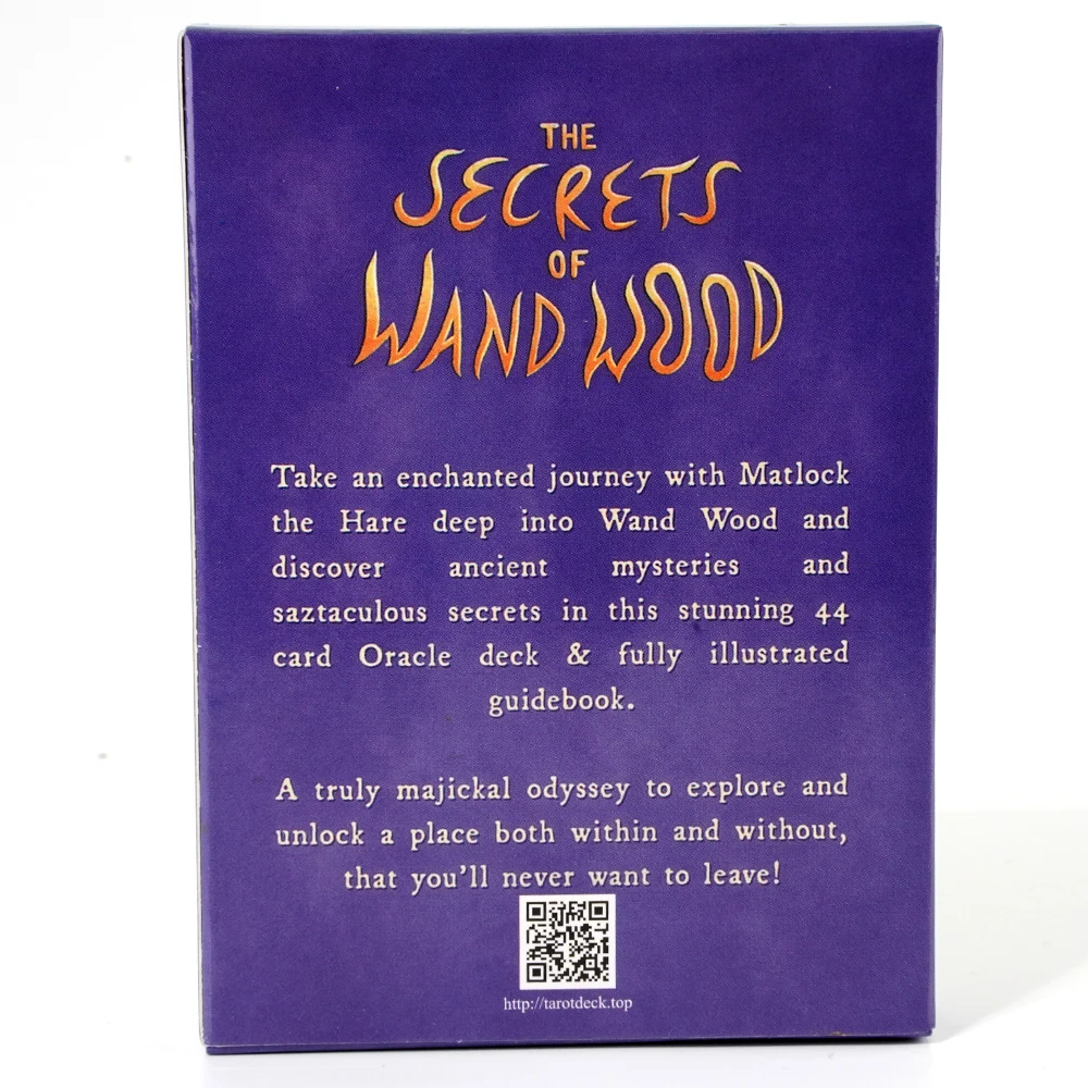 The Secrets Of Wand Wood An Oracle Deck 44 Card Oracle Deck With Full-Colour PDF Guidebook From The Creators of The Arboridium