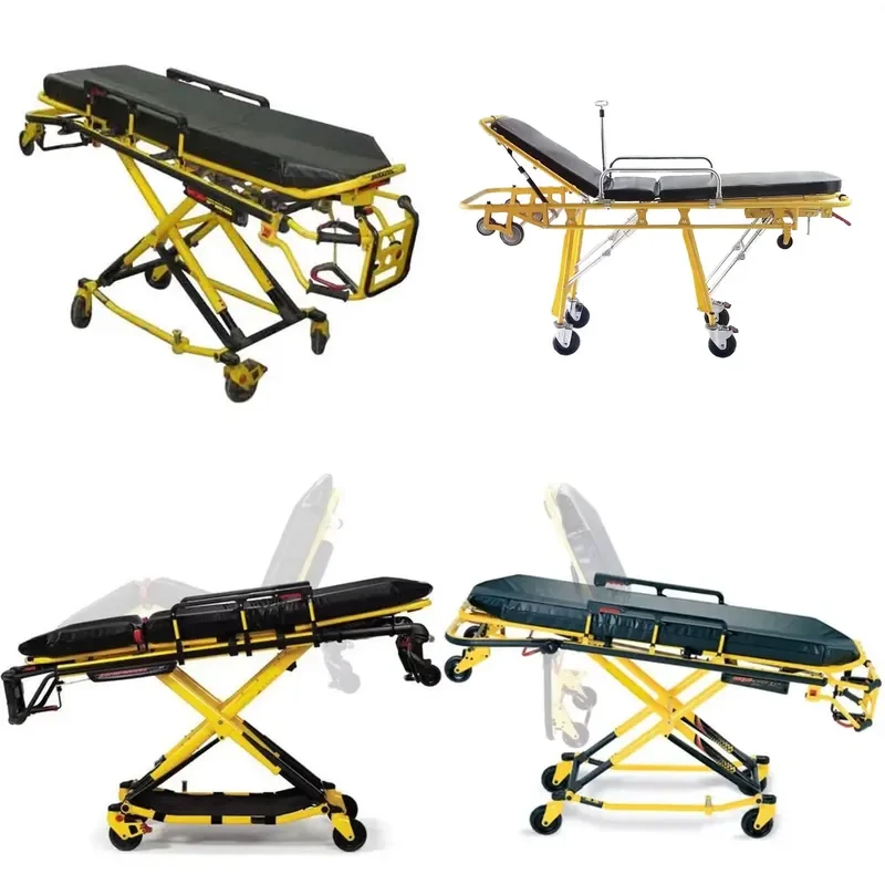 for Aluminum Folding Ambulance Stretcher Trolley Hospital Emergency Stretcher