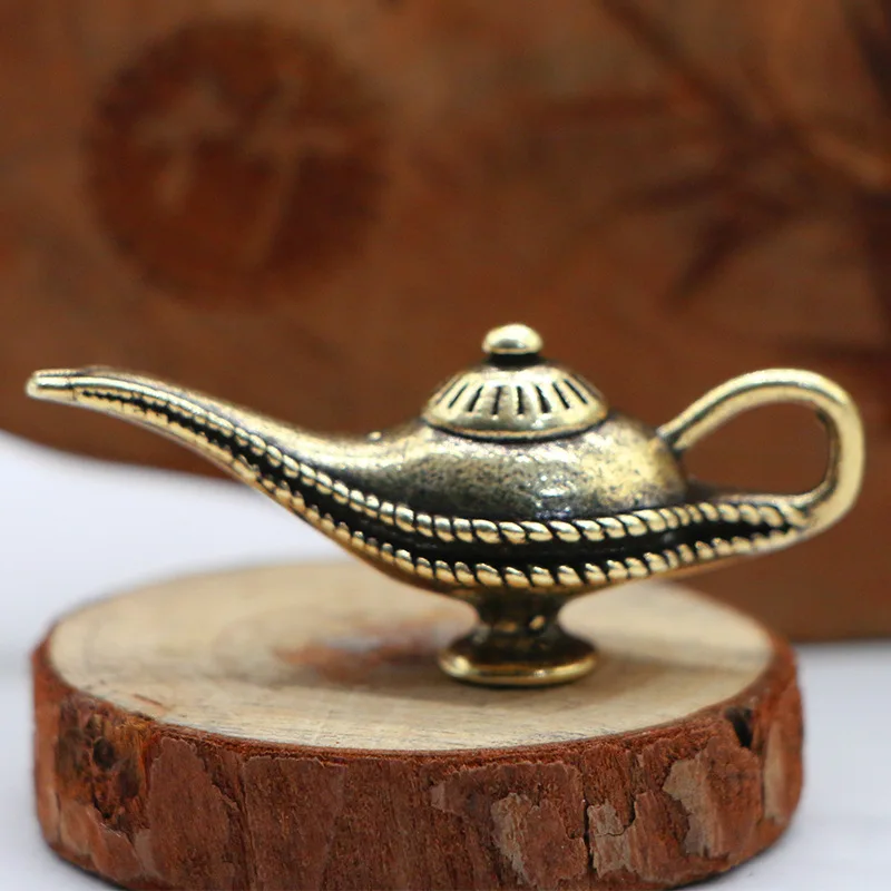 1/2Pcs Brass Kettle Ornament Personalized Small Pendant Pendant Creative Ornament