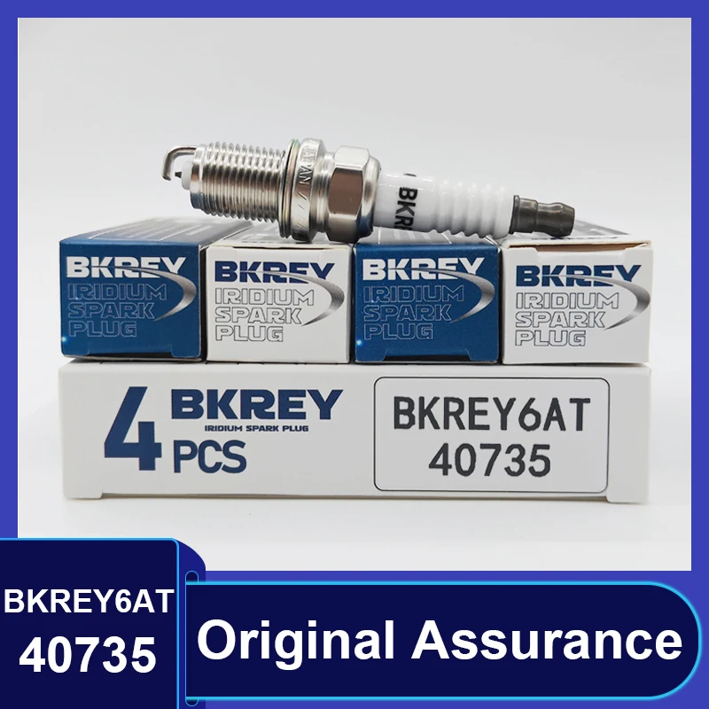 4/20pcs BKR6EYA11 4073 Spark Plugs Candles For Toyota Camry Carina Rav4 I Yaris V1 T19 A1 P1 3S-FE For BKREY6AT 40735