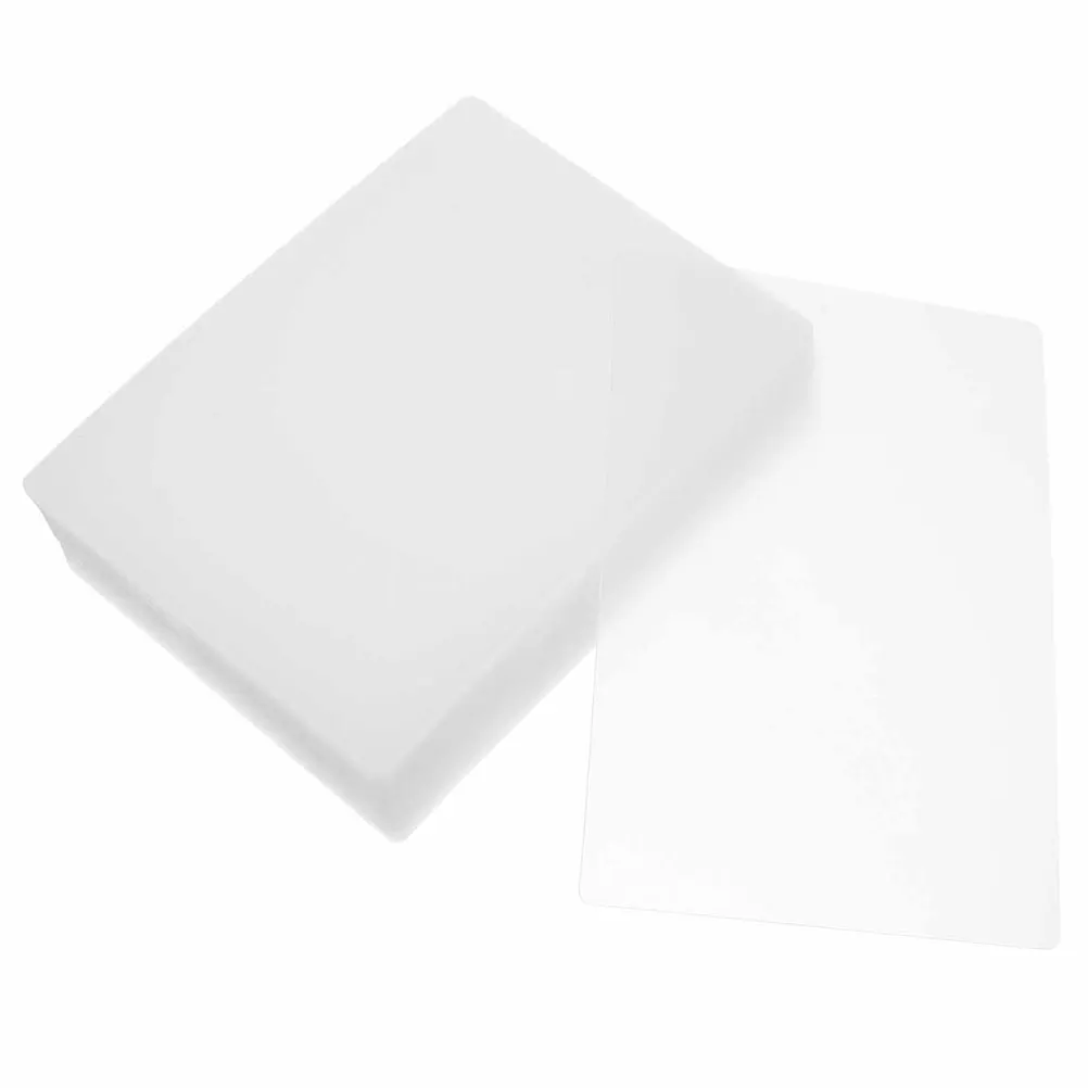 50pcs A5 Sheet Protectors Clear Pvc Binding Covers High Transparent Matte Surface For Reports Proposals Presentations